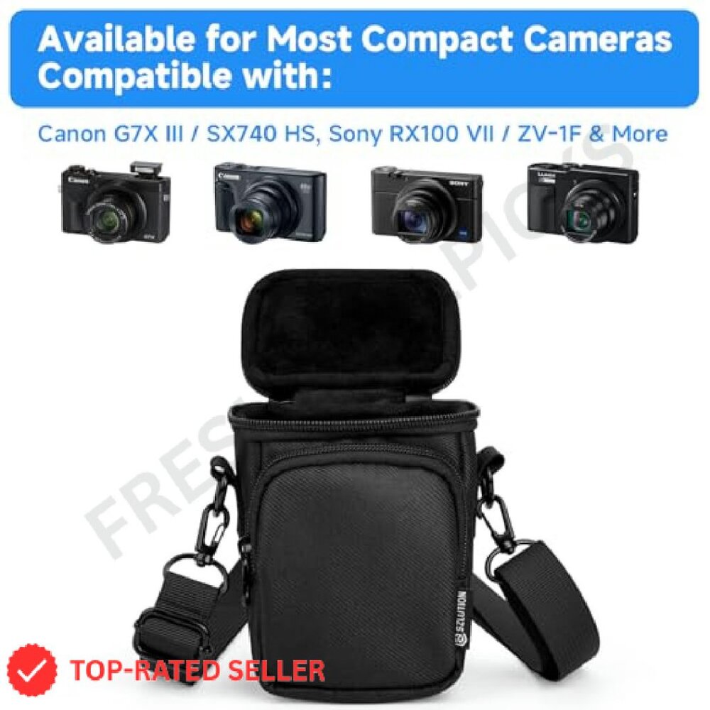 Compact Camera Case Travel Bag Multi-Layer Protec… - image 5